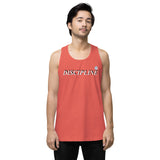 Men’s premium DISCIPLINE tank top (NEVER GIVE UP)