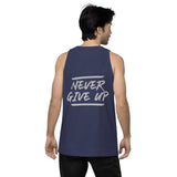 Men’s premium DISCIPLINE tank top (NEVER GIVE UP)