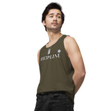 Men’s premium DISCIPLINE tank top (NEVER GIVE UP)