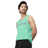 Men’s premium DISCIPLINE tank top (NEVER GIVE UP)