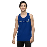 Men’s premium DISCIPLINE tank top (NEVER GIVE UP)