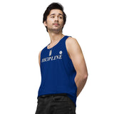 Men’s premium DISCIPLINE tank top (NEVER GIVE UP)