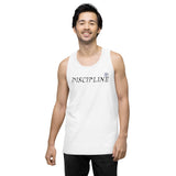 Men’s premium DISCIPLINE tank top (NEVER GIVE UP)